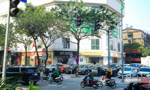 Ôtô đỗ tràn lan chật kín trên vỉa hè