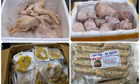 RÙNG MÌNH: Hơn 6 tấn thịt gà, giò heo... thối chở từ TP Hà Nội vào TP HCM tiêu thụ