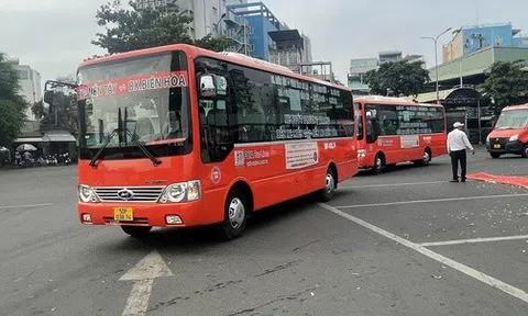 Từ 24-12, thương binh, người già... đi xe buýt miễn phí tại 4 tuyến Đồng Nai, TP HCM