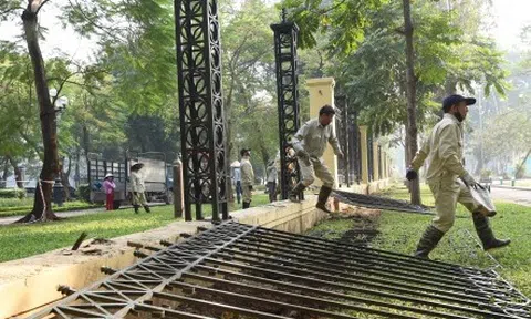Chính thức hạ rào để Công viên Thống Nhất trở thành không gian mở