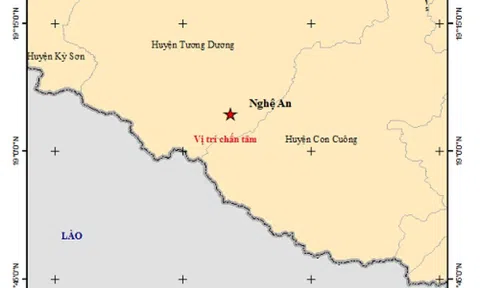 Động đất 4.1 độ richter, nhiều nơi bị rung lắc