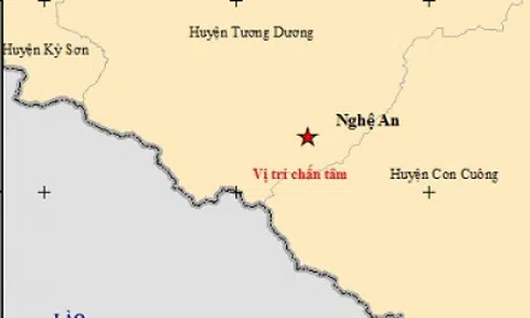 Động đất tại Nghệ An