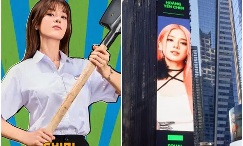 Hình ảnh Hoàng Yến Chibi xuất hiện tại Quảng trường Thời Đại