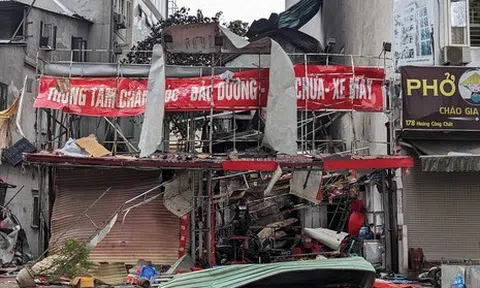 Vụ cháy nổ kinh hoàng ở tiệm sửa chữa xe máy: Nạn nhân khai do nổ khí gas khi ăn lẩu?