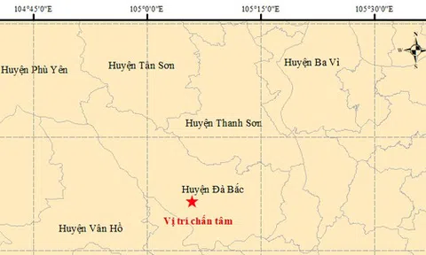 Động đất mạnh 4.0 ở Hòa Bình