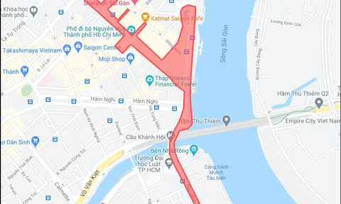 Cấm xe hàng loạt tuyến đường ở trung tâm TP HCM