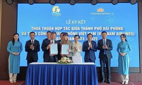 Vietnam Airlines và UBND Tp.Hải Phòng ký kết thỏa thuận hợp tác