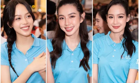 Tân Hoa hậu Việt Nam khoe sắc cùng Thùy Tiên, Bảo Ngọc