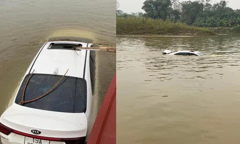 Chiếc ôtô không có người trôi trên sông, nghi chủ xe dàn dựng để trốn nợ