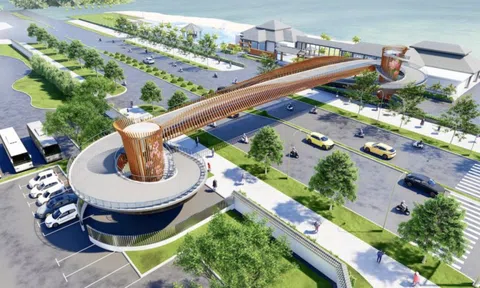 Khởi công cầu vượt đi bộ tuyến đường ven biển đầu tiên ở Đà Nẵng