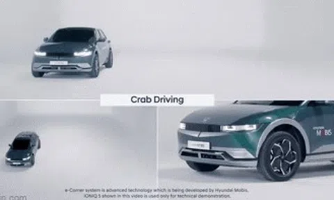 Hyundai trình diễn xe điện đi ngang như cua, xoay 360 độ giúp việc đỗ xe - 'cứu tinh' cho đường phố Việt Nam là đây chứ đâu