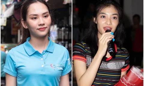 Hoa hậu Mai Phương, Á hậu Kiều Loan giản dị đi từ thiện