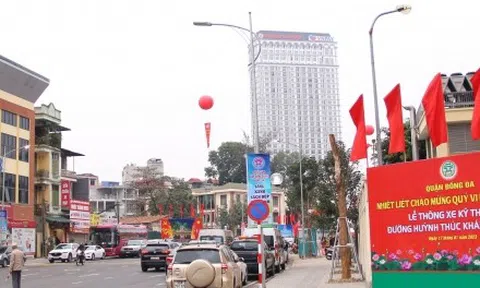 Hà Nội thông xe đường Huỳnh Thúc Kháng nối dài sau 4 năm thi công