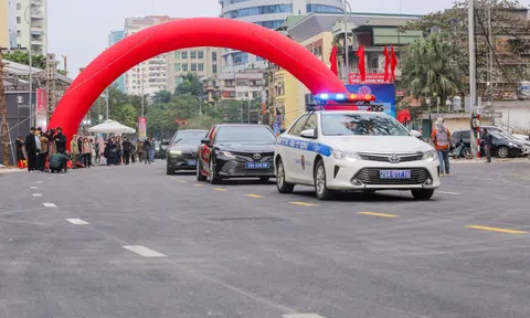 Cận cảnh thông xe tuyến đường hơn 340 tỉ đồng ở Hà Nội