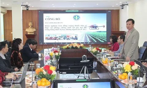 Công bố tiêu chuẩn về thuốc BVTV bằng thiết bị bay không người lái