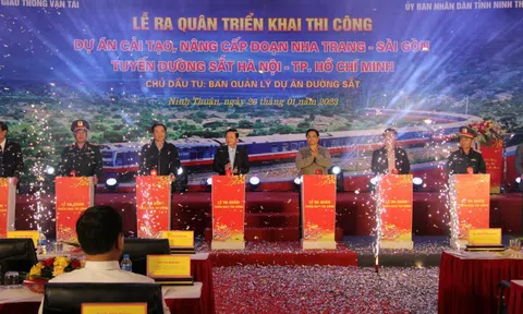 Thủ tướng phát lệnh thi công dự án đường sắt Nha Trang - Sài Gòn
