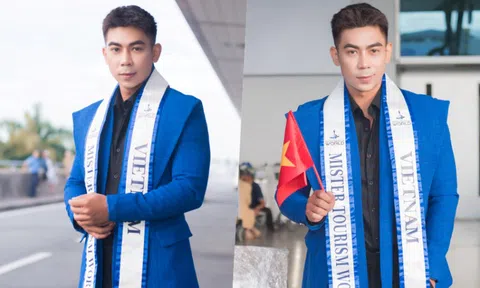 Phùng Phước Thịnh mang gần 90kg hành lý thi Mister Tourism World