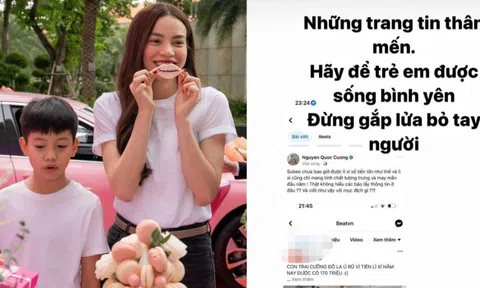 Cường Đô La, Hồ Ngọc Hà phản pháo chuyện con trai nhận lì xì trăm triệu