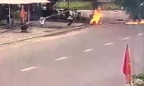 Quảng Nam: Xôn xao clip cô gái bị đánh ghen, tạt xăng đốt ngay giữa đường