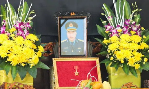 Phi công Su-22 hi sinh khi huấn luyện chiến đấu được truy phong quân hàm lên thiếu tá