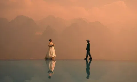 Vợ chồng Hà Lê chụp ảnh cưới ở Hà Giang