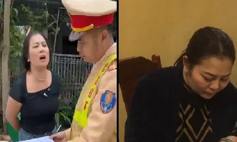 Người phụ nữ vò nát biên bản, lăng mạ cảnh sát sẽ phải đối diện hình phạt nào?