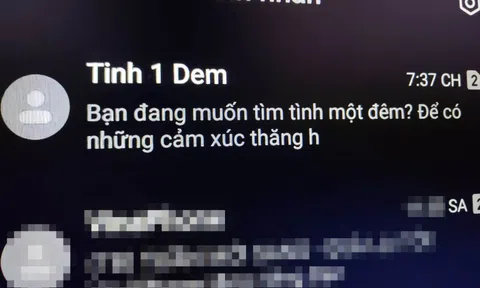 Phát hiện một loạt số điện thoại nhắn tin rác