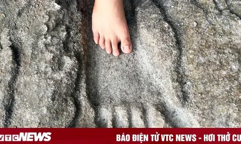 Bí ẩn những dấu chân khổng lồ trên núi Cậu ở Bình Dương