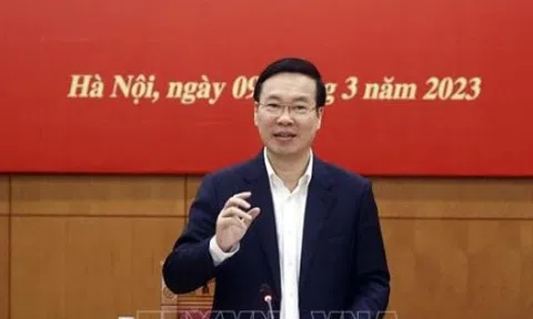 Chủ tịch nước Võ Văn Thưởng: Mỗi cán bộ phải gần dân, sát cơ sở