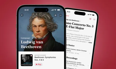 Apple ra mắt ứng dụng chuyên nghe nhạc cổ điển