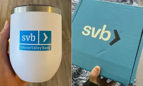 Ly nước, áo thun SVB bị rao bán trên eBay