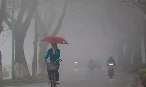 Từ tối nay, miền Bắc chuyển mưa phùn