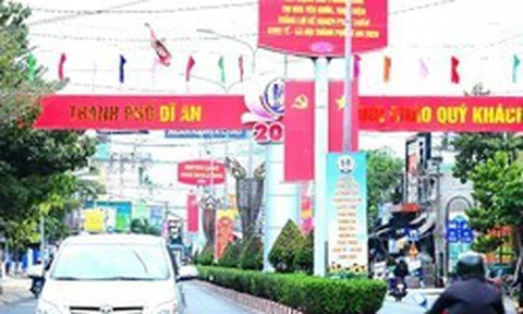 Công nhận thành phố Dĩ An là đô thị loại 2 thuộc Bình Dương