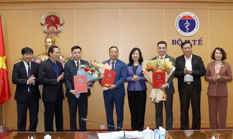 Bộ Y tế bổ nhiệm nhiều lãnh đạo chủ chốt