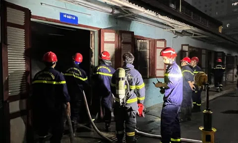 Cháy tại kho tạm Bệnh viện Hữu nghị Việt - Tiệp