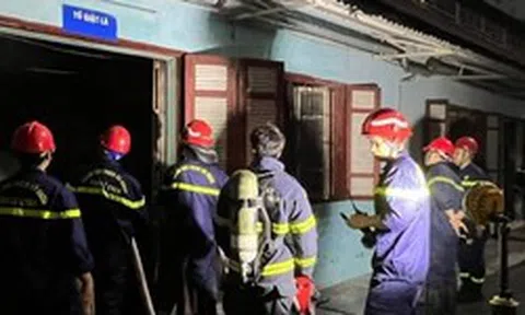 Cháy tại kho tạm Bệnh viện Hữu nghị Việt - Tiệp, Hải Phòng