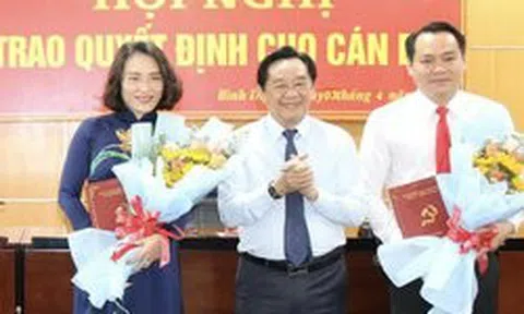 Trao các quyết định điều động, bổ nhiệm nhân sự tại Bình Dương và Tây Ninh