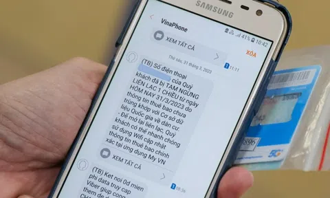 1,67 triệu SIM đã bị khóa liên lạc