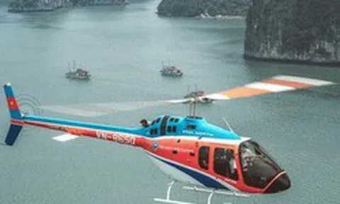 Máy bay trực thăng rơi trên vùng biển Hải Phòng - Quảng Ninh, 5 người gặp nạn