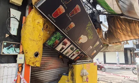 Phong tỏa một quán trà sữa ở quận 10 - TP HCM