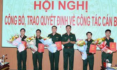 Bộ Quốc phòng điều động, bổ nhiệm nhân sự Quân khu 1, Quân khu 7