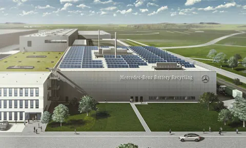 Mercedes đạt thành tựu mới trong tái chế pin