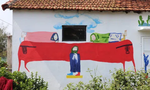 Clip: Dân chê họa sĩ vẽ tranh ở làng bích họa xấu, đòi xóa bỏ