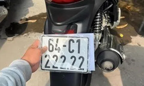 Chủ xe SH ở Vĩnh Long bấm trúng biển 'ngũ quý 2'