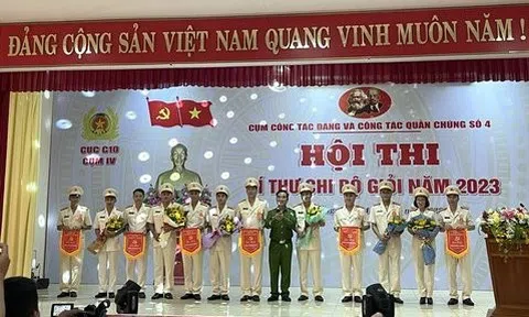 Sôi nổi Hội thi Bí thư chi bộ giỏi năm 2023 tại Cục C10