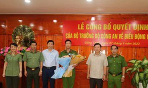 Phó Giám đốc Công an Đồng Tháp làm Phó Cục trưởng Cảnh sát hình sự