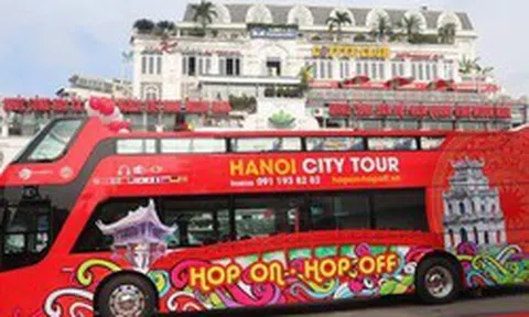 Hà Nội miễn phí vận chuyển khách du lịch bằng xe buýt 2 tầng dịp nghỉ Lễ 30/4 và 1/5