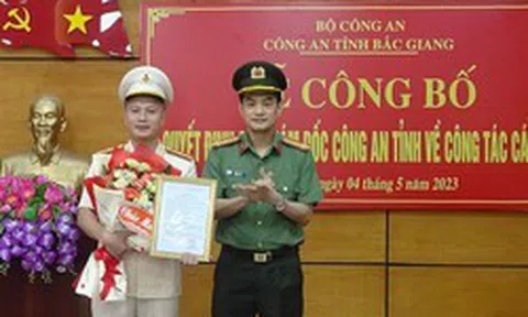 Giám đốc Công an tỉnh Bắc Giang bổ nhiệm nhiều lãnh đạo