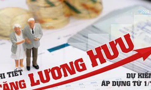 Mức tăng lương hưu dự kiến áp dụng từ 1/7