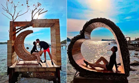 Vợ chồng Hồ Hạnh Nhi dạo chơi Phú Quốc